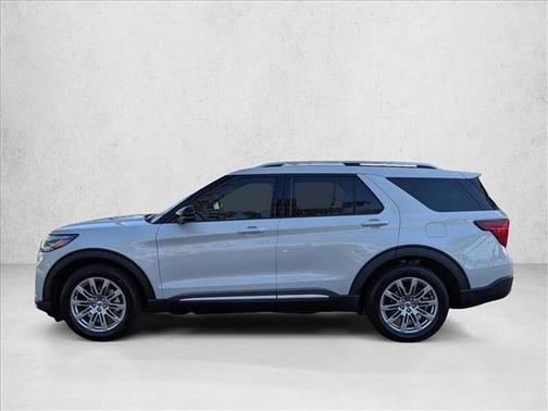 Space White Metallic 2026 Ford Explorer Platinum
