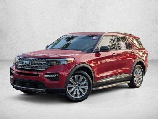 Rapid Red Metallic Tinted Clearcoat 2020 Ford Explorer Limited
