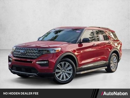Rapid Red Metallic Tinted Clearcoat 2020 Ford Explorer Limited