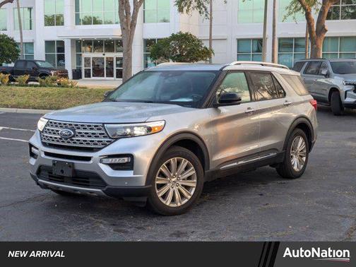 Iconic Silver Metallic 2024 Ford Explorer Limited