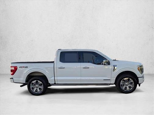 Star White Metallic Tri-Coat 2022 Ford F-150 Platinum