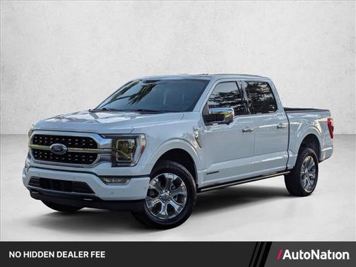 Star White Metallic Tri-Coat 2022 Ford F-150 Platinum
