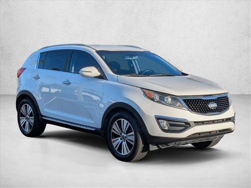 Clear White 2014 Kia Sportage EX