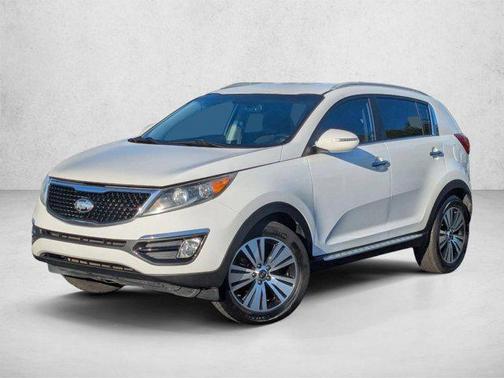 Clear White 2014 Kia Sportage EX