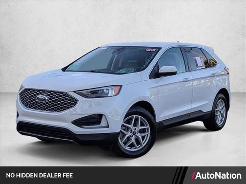 Oxford White 2023 Ford Edge SEL
