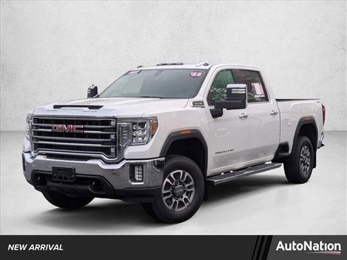 White Frost Tricoat 2022 GMC Sierra 2500 SLT