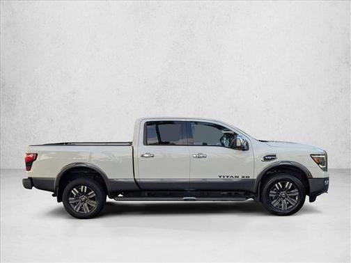 Pearl White Tricoat 2022 Nissan Titan XD Platinum Reserve