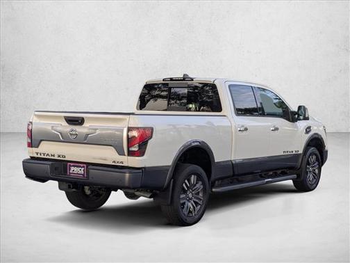 Pearl White Tricoat 2022 Nissan Titan XD Platinum Reserve
