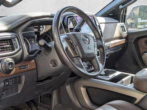 Pearl White Tricoat 2022 Nissan Titan XD Platinum Reserve