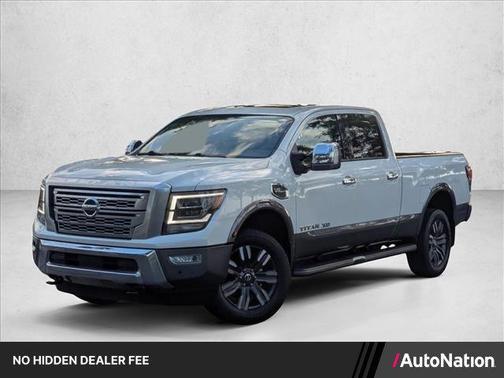 Pearl White Tricoat 2022 Nissan Titan XD Platinum Reserve