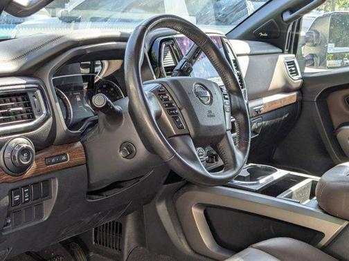 Pearl White Tricoat 2022 Nissan Titan XD Platinum Reserve