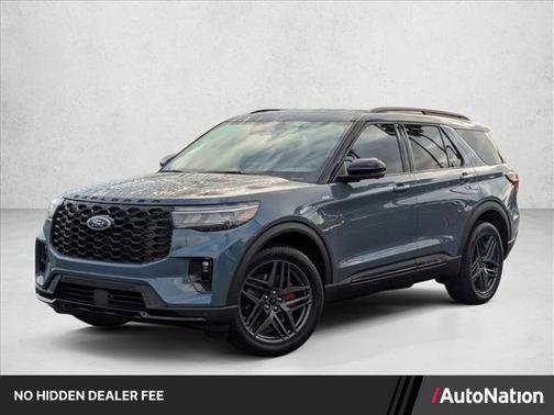 Vapor Blue Metallic 2026 Ford Explorer ST-Line