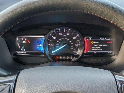 White Platinum Metallic Tri-Coat 2019 Ford Explorer Sport