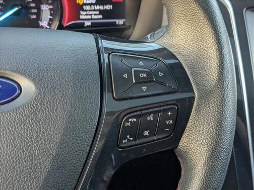 White Platinum Metallic Tri-Coat 2019 Ford Explorer Sport