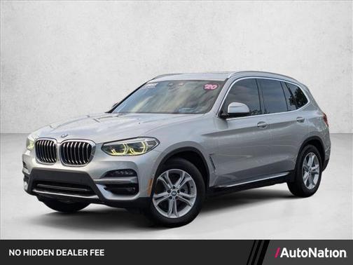 Glacier Silver Metallic 2020 BMW X3 sDrive30i