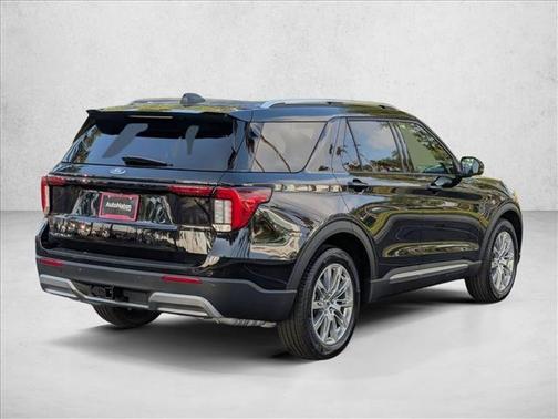 Agate Black Metallic 2026 Ford Explorer Platinum