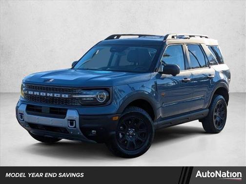 Azure Gray Metallic Tri-Coat 2025 Ford Bronco Sport Badlands