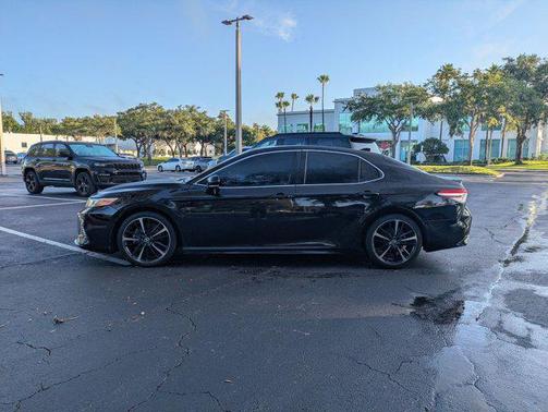 Midnight Black Metallic 2020 Toyota Camry XSE