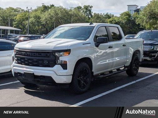 Summit White 2024 Chevrolet Silverado 1500 Custom