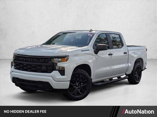 Summit White 2024 Chevrolet Silverado 1500 Custom