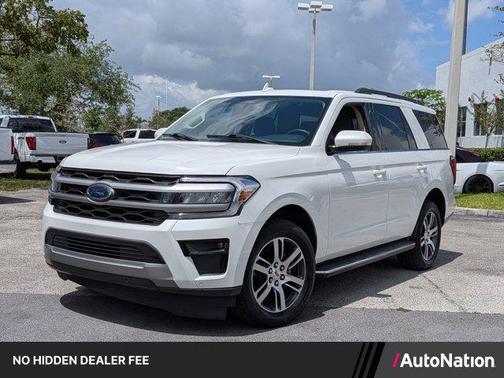 Star White Metallic Tri-Coat 2023 Ford Expedition XLT