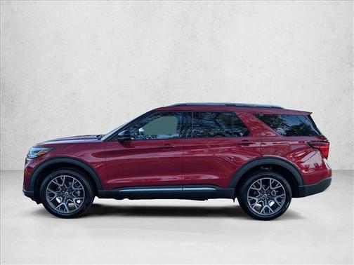 Ruby Red Metallic Tinted Clearcoat 2027 Ford Explorer Platinum