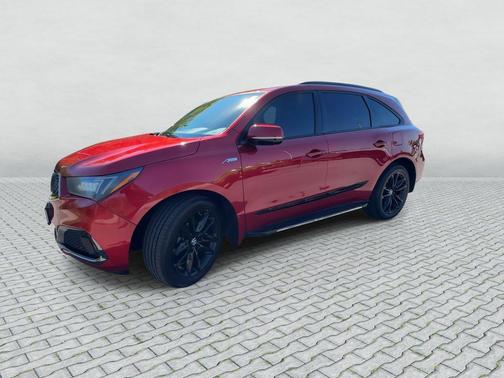 Performance Red Pearl 2019 Acura MDX 3.5L Technology & A-Spec Pkgs