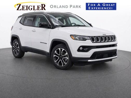 Bright White Clearcoat 2024 Jeep Compass Limited