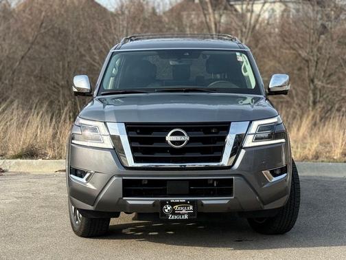 Gun Metallic 2024 Nissan Armada Platinum