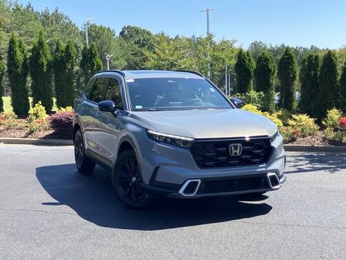 Urban Gray Pearl 2025 Honda CR-V Hybrid Sport Touring