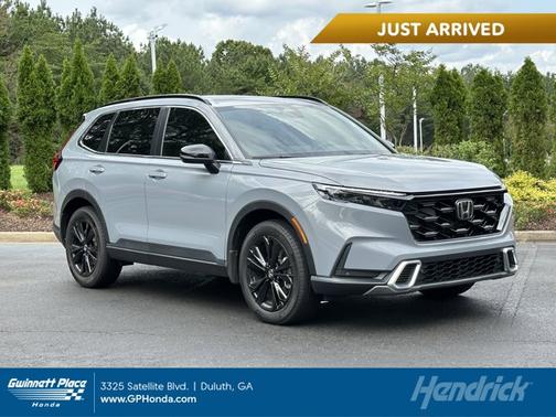Urban Gray Pearl 2025 Honda CR-V Hybrid Sport Touring