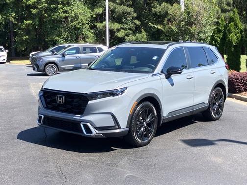 Urban Gray Pearl 2025 Honda CR-V Hybrid Sport Touring