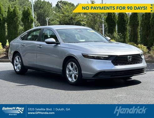 Solar Silver Metallic 2024 Honda Accord LX