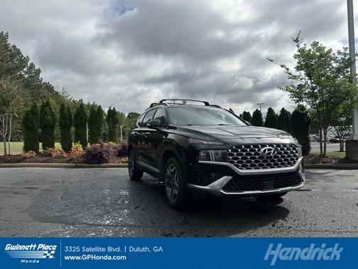 Twilight Black 2022 Hyundai SANTA FE HEV Limited
