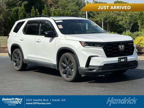 Platinum White Pearl 2025 Honda Pilot Black Edition