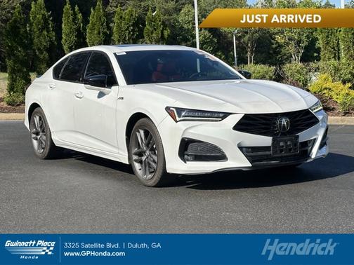 Platinum White Pearl 2025 Acura TLX w/A-Spec Package