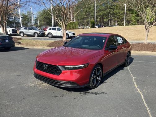 Radiant Red Metallic 2026 Honda Accord Hybrid Sport