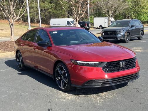 Radiant Red Metallic 2026 Honda Accord Hybrid Sport