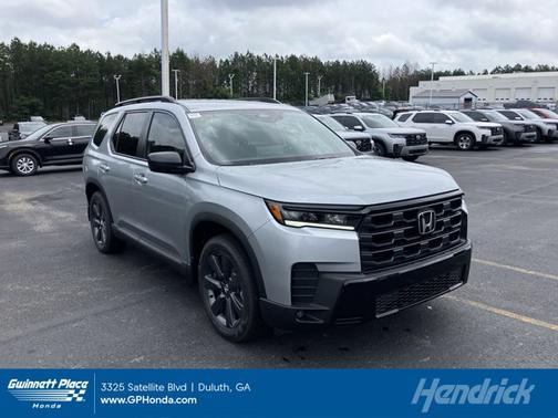 Solar Silver Metallic 2026 Honda Pilot Sport