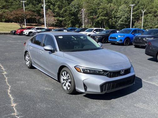 Solar Silver Metallic 2026 Honda Civic LX