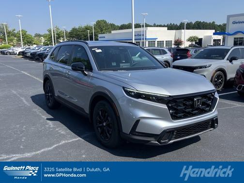 Solar Silver Metallic 2026 Honda CR-V Hybrid Sport-L