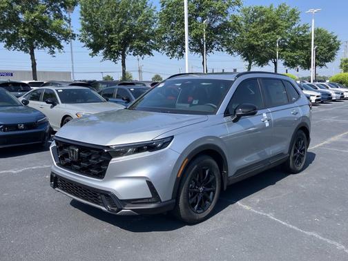 Solar Silver Metallic 2026 Honda CR-V Hybrid Sport-L