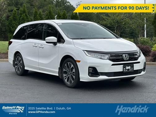 Platinum White Pearl 2025 Honda Odyssey Elite