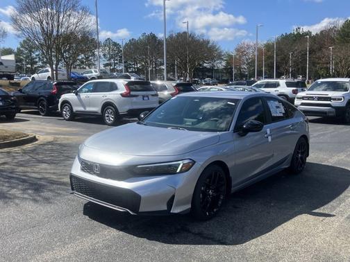Solar Silver Metallic 2026 Honda Civic Sport