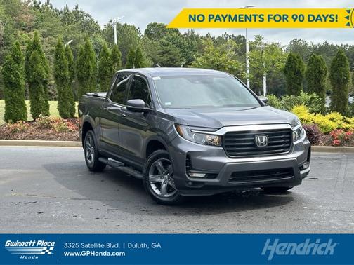 Modern Steel Metallic 2022 Honda Ridgeline RTL