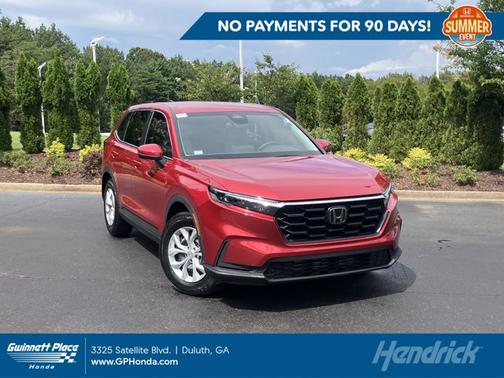 Radiant Red Metallic 2025 Honda CR-V LX