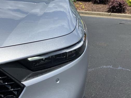 Solar Silver Metallic 2025 Honda Accord Hybrid Touring