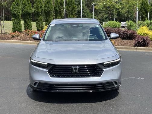 Solar Silver Metallic 2025 Honda Accord Hybrid Touring