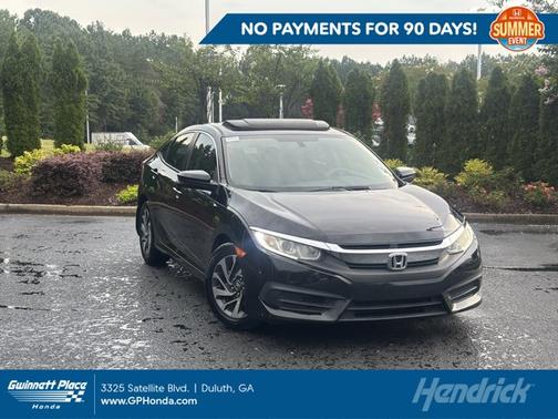 Crystal Black Pearl 2017 Honda Civic EX