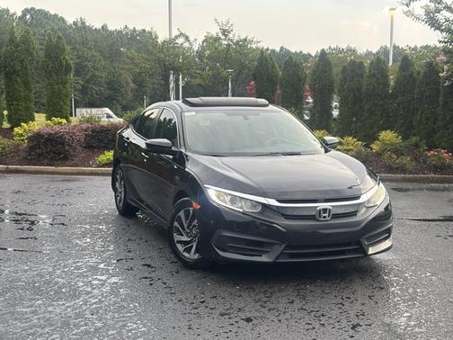 Crystal Black Pearl 2017 Honda Civic EX